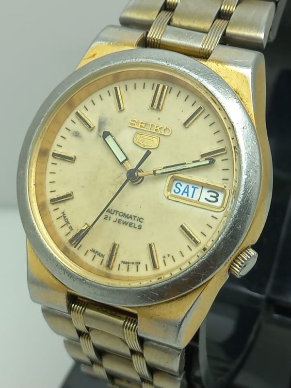 Seiko 5 Automatic 7s26A Day Date Vintage Men's Watch
