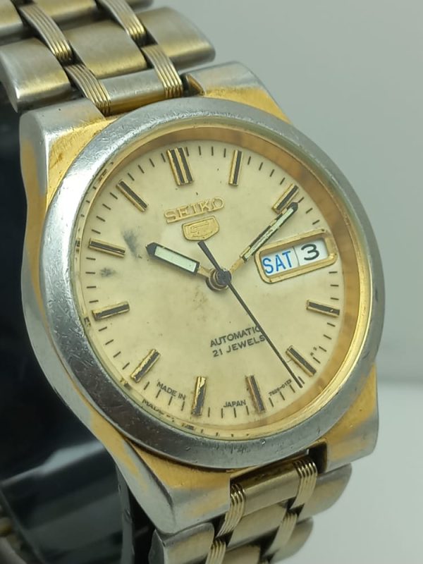 Seiko 5 Automatic 7s26A Day Date Vintage Men's Watch