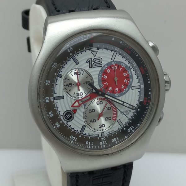 Swatch Swiss Irony Quartz Tachymeter Chronograph V8 Patented Men’s Watch