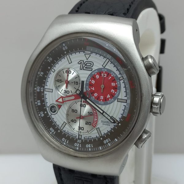 Swatch Swiss Irony Quartz Tachymeter Chronograph V8 Patented Men’s Watch