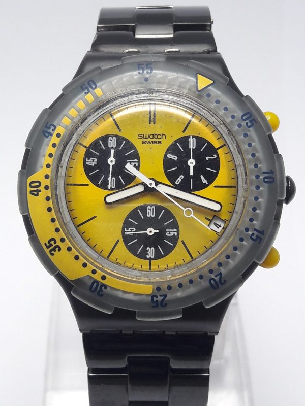 Swatch Swiss Chronograph Panda Face V8 Vintage Men’s Watch