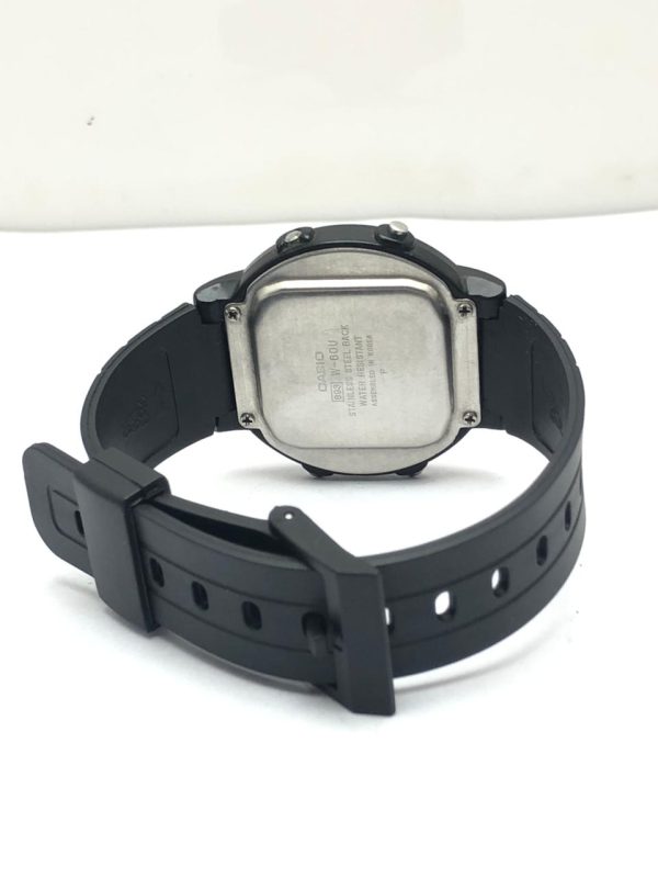 Casio World Time W-60U Module 893 Digital Vintage Watch For Men's