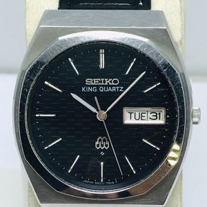 Seiko King Quartz 9923-701A Date/Day Vintage Men's Watch