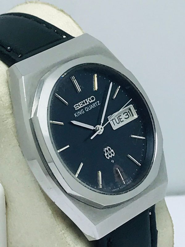 Seiko King Quartz 9923-701A Date/Day Vintage Men's Watch