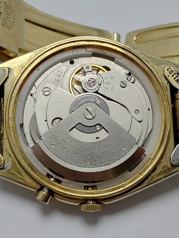 Orient 3 Star Automatic EM05-A2-B DAYDATE Vintage Men's Watch