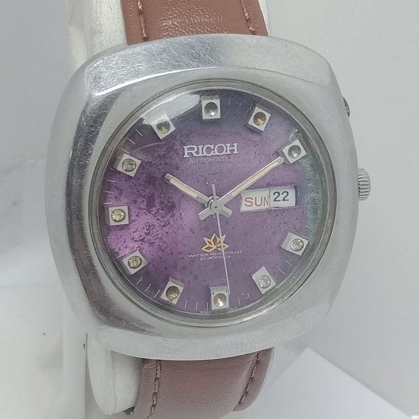 Ricoh 21 Jewels Automatic Day Date Vintage Men's Watch BRG32ALI1