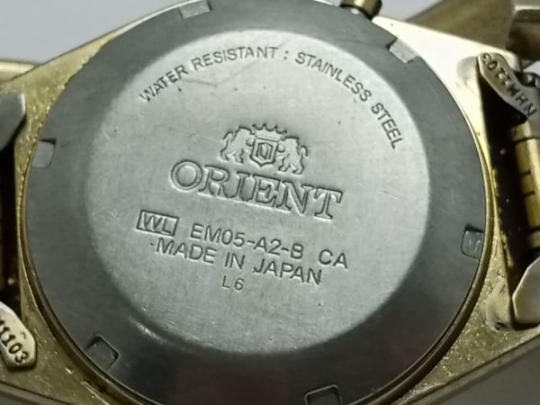 Orient Automatic EM05-A2-B Gold Colour 12Hour DAY/DATE Vintage Men's Watch