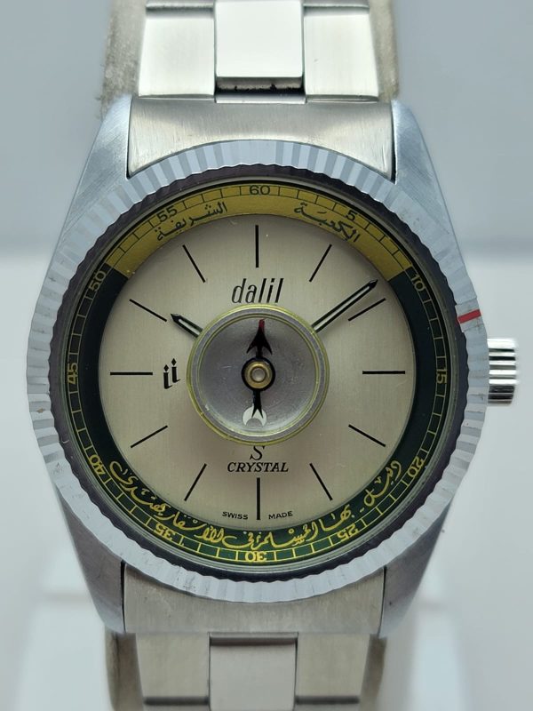 Dalil Manual Winding Crystal NOS Compass Muslim Vintage Men’s Watch