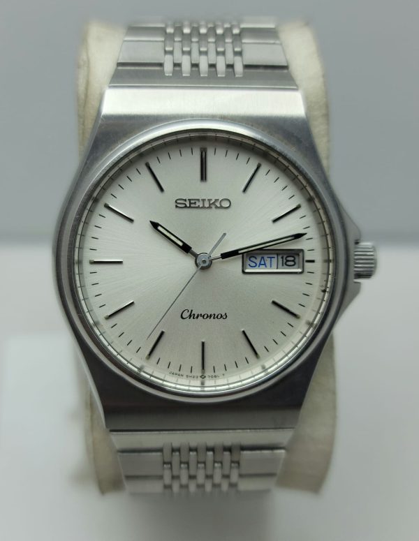 SEIKO Quartz Chronos 5H23-7060 Vintage Men's Watch