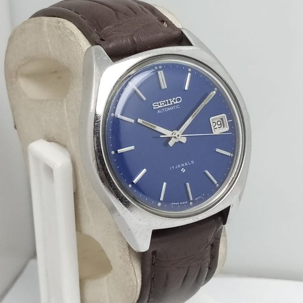 Seiko Automatic 6308-8000 Blue Dial Vintage Men's Watch