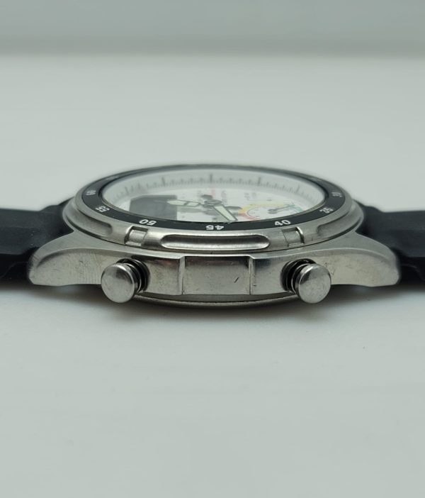 Casio 373 AW-600 Ana Digi Alarm 1/1000S Chronograph Vintage Watch
