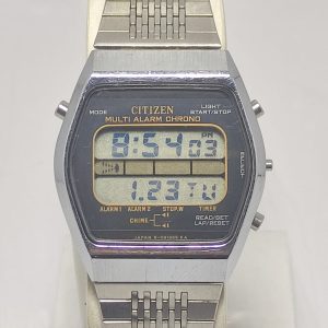Citizen 9200-085612 Mutli Alarm Chrono Digital Vintage Men's Watch