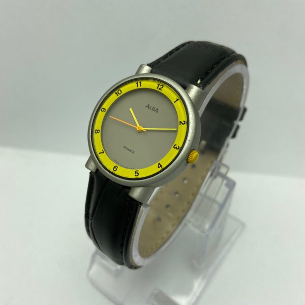 Alba Quartz Y131-645A Analog Aluminum Vintage Men's Watch
