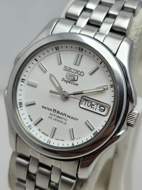 Seiko 5 Superior 7S36-0030 Automatic Day-Date Vintage Watch