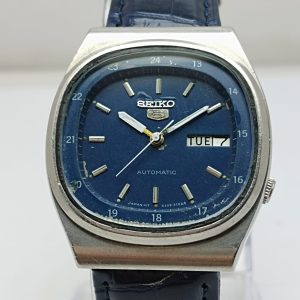 SEIKO 5 Automatic 6309-510A Railway Time Day/Date Vintage Men's Watch