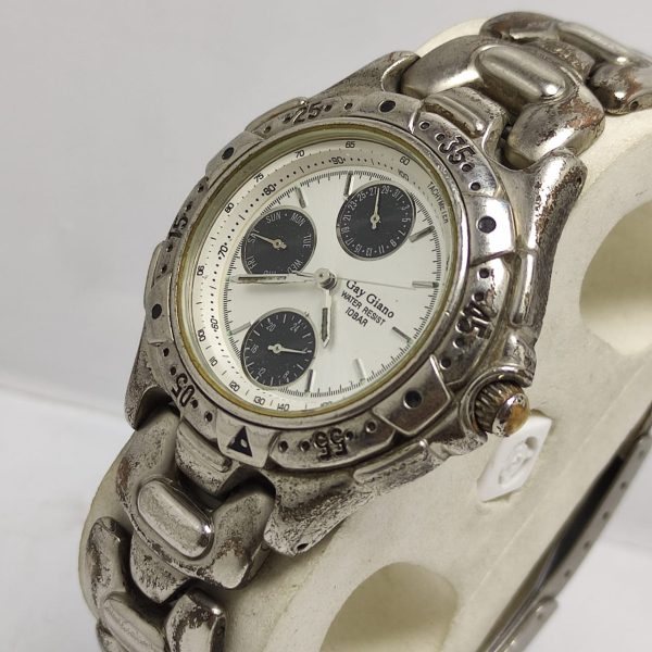 Gay Giano GH-187 Stainless Steel Tachymeter Vintage Men's Watch