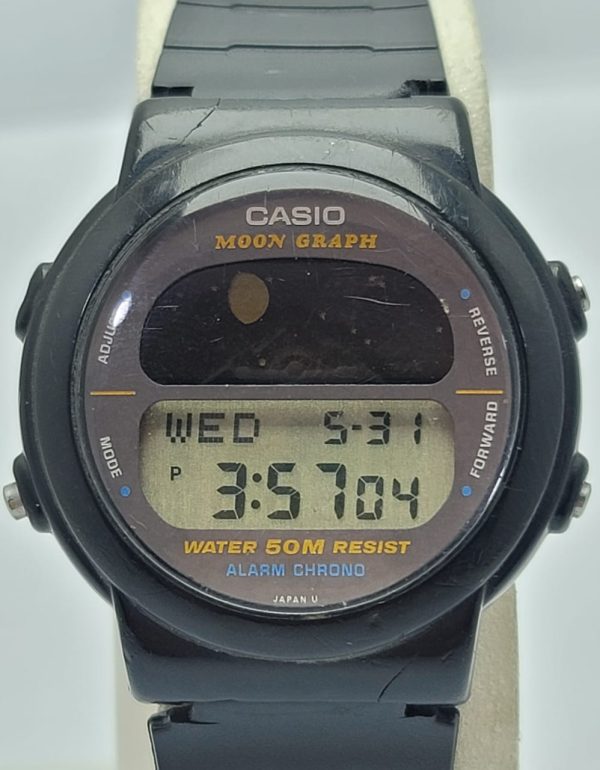 Casio Moon Graph GMW-15 Module 832 Vintage Men's Watch