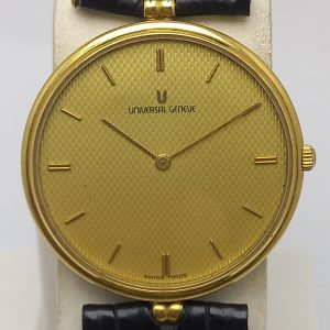 Universal Geneve 533 115 Golden Dial Quartz Vintage Men's Watch