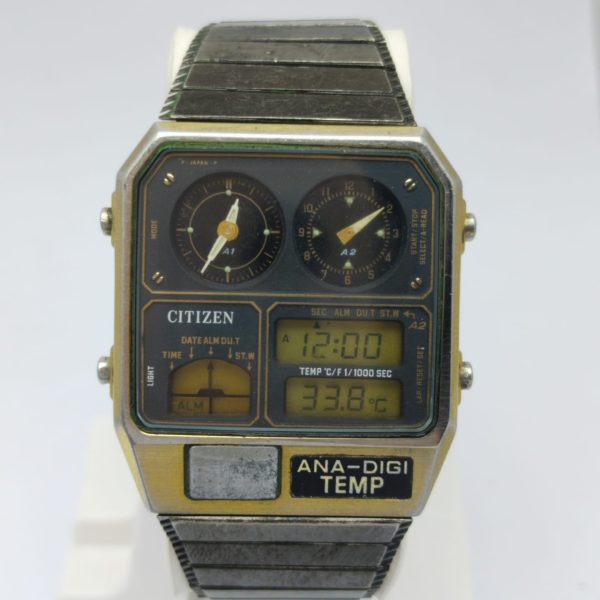 CITIZEN 30-5324 Ana-Digi Temp Chronograph Vintage Men's Watch