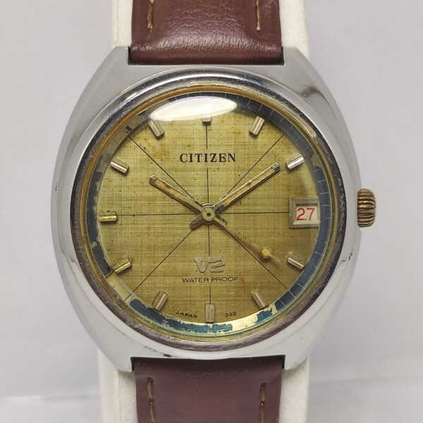 Citizen V2 Seven 63-2091 Manual Winding Vintage Men's Watch LQT220HM4