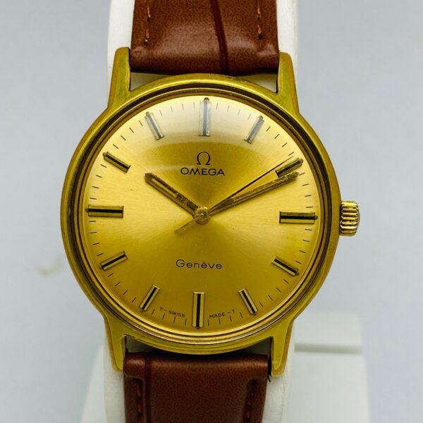 Omega Seamaster Manual Winding 135.070 Cal.601 Gold Plated Vintage Men's Watch