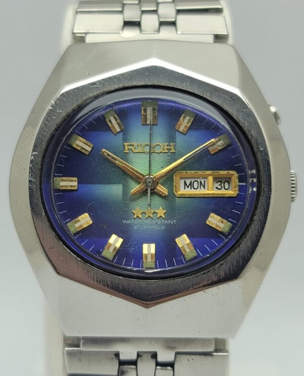 Ricoh Automatic 3 Stare DayDate Vintage Men's Watch