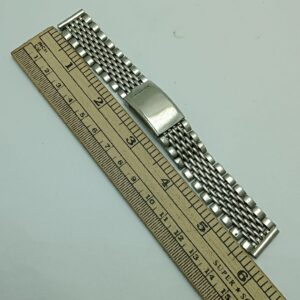 Seiko Stainless Steel Beads Of Rice Vintage Men's Watch Bracelet 16 mm