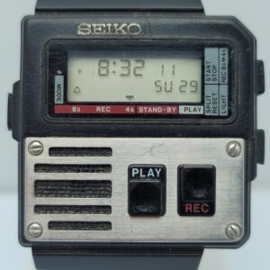 Seiko Ghostbusters Voice Recorder Note M516-4000 Vintage Men's Watch