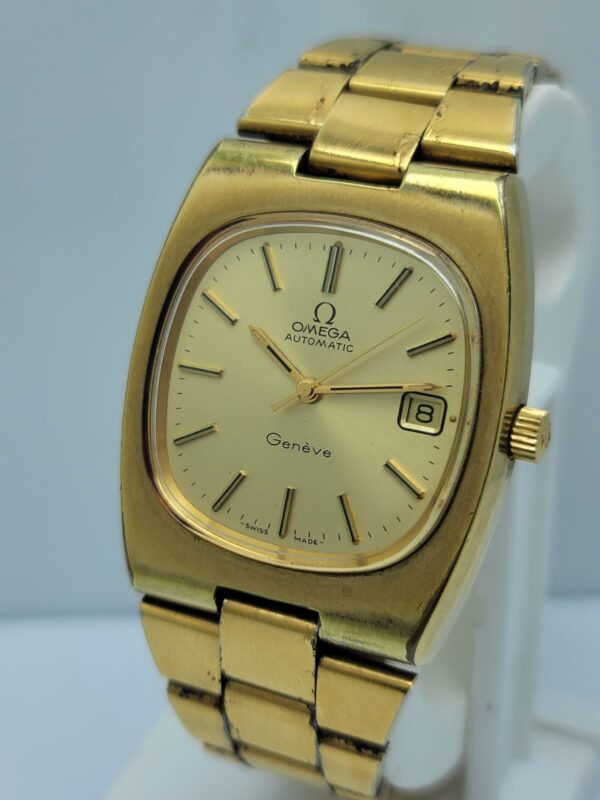 Omega Geneve Automatic 166.0191 Gold Beautiful Vintage Men's Watch