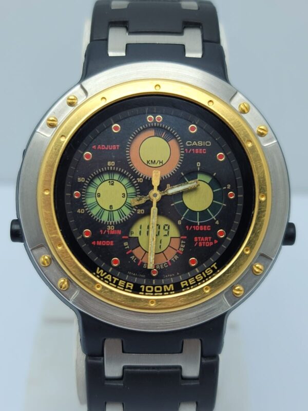 Casio AW-350 Chronograph 385 Module Quartz Vintage Men's Watch