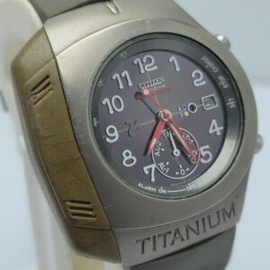Citizen Titanium 9417-H22838 TA Eco-Drive Radio Controlled Vintage Men's Watch