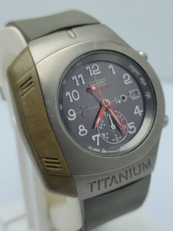 Citizen Titanium 9417-H22838 TA Eco-Drive Radio Controlled Vintage Men's Watch
