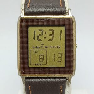 Sanyo 363-37 Quartz DayDate Digital Vintage Men's Watch