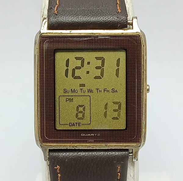 Sanyo 363-37 Quartz DayDate Digital Vintage Men's Watch