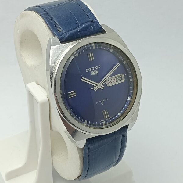 Seiko 5 Automatic 6119-8240 DayDate Blue Dial Vintage Men's Watch