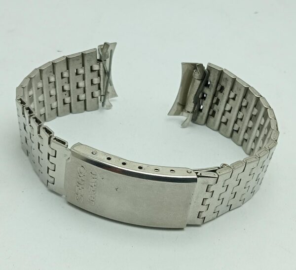 Seiko Stainless Steel Men's Watch Bracelet Curved End Link 18 mm
