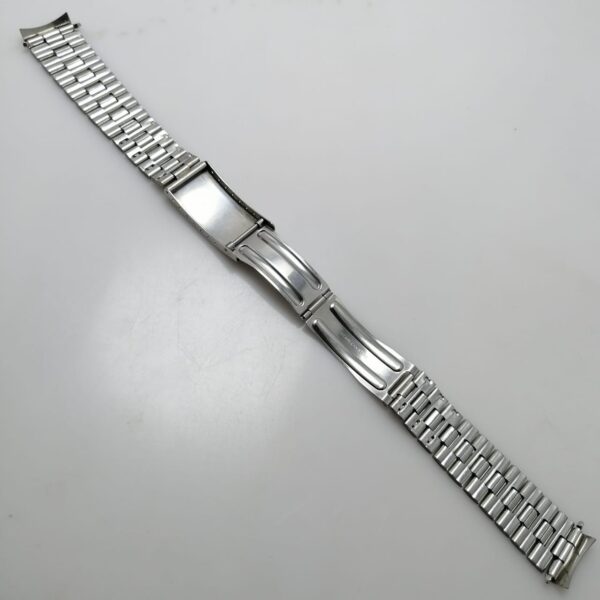 Titus 9301 Stainless Steel Vintage Watch Bracelet Curved End Link 18 mm