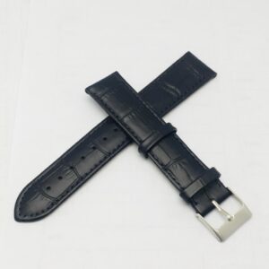 Stailer Echt Leder Genuine Leather Men’s Watch Black Band Strap 20 mm IMR129RM1