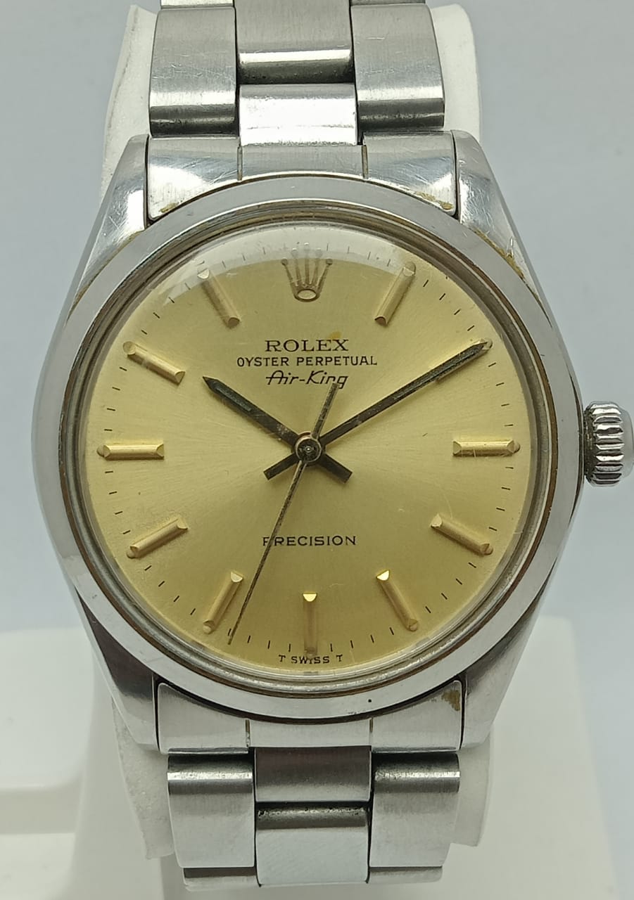 Rolex Oyster Perpetual Air King 1002 Automatic 1520 Precision Vintage Men’s Watch