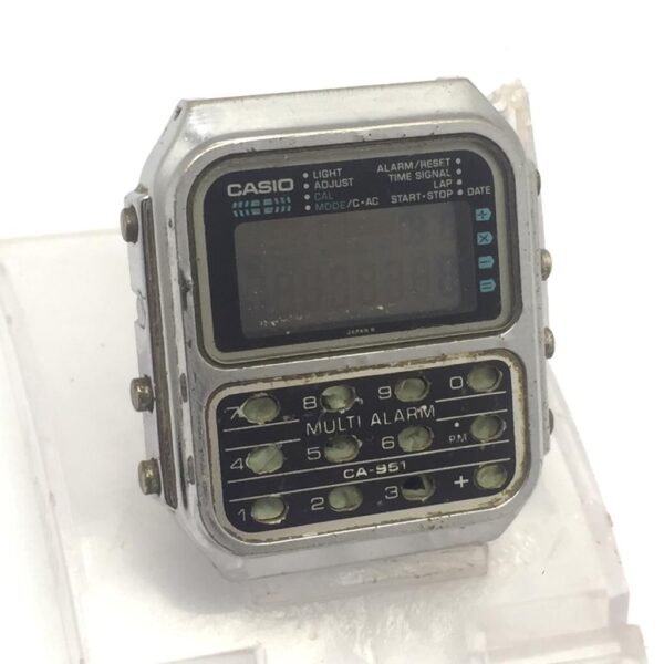 Casio CA-951 Calculator Module 156 Alarm Vintage Men's Watch For parts BAD22RM2