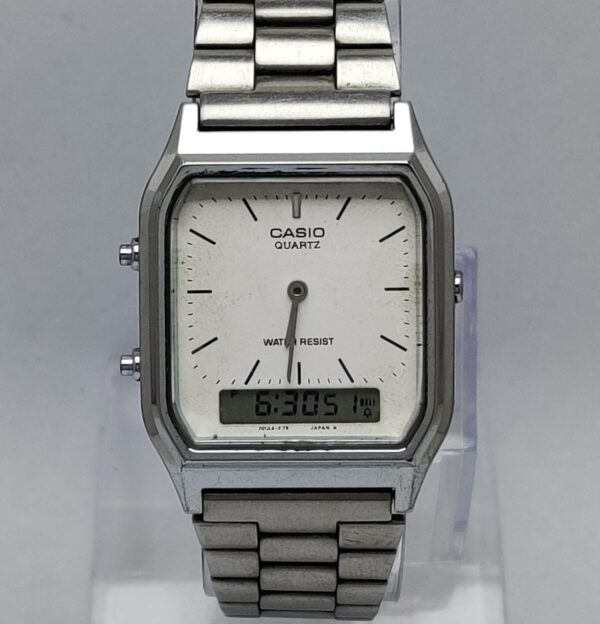 Casio AQ-230 Quartz Ana Digi 1301 Vintage Men's Watch