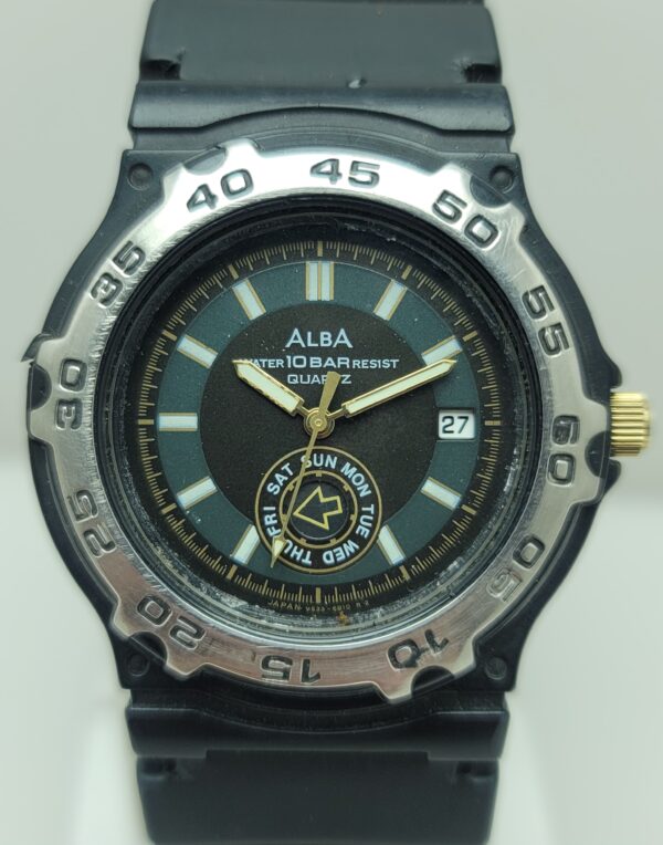 Alba Quartz V533-6800 Diver Vintage Men's Watch