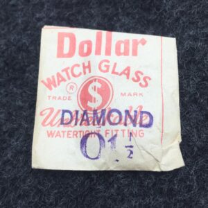 Dollar Diamond 01 Tic Tac Toe Style Crystal Watch Glass 26 mm x 4 mm HRS139RM0.5
