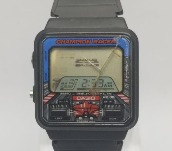 Casio GR-15 Champion Racer 921 Kids Game Vintage Watch