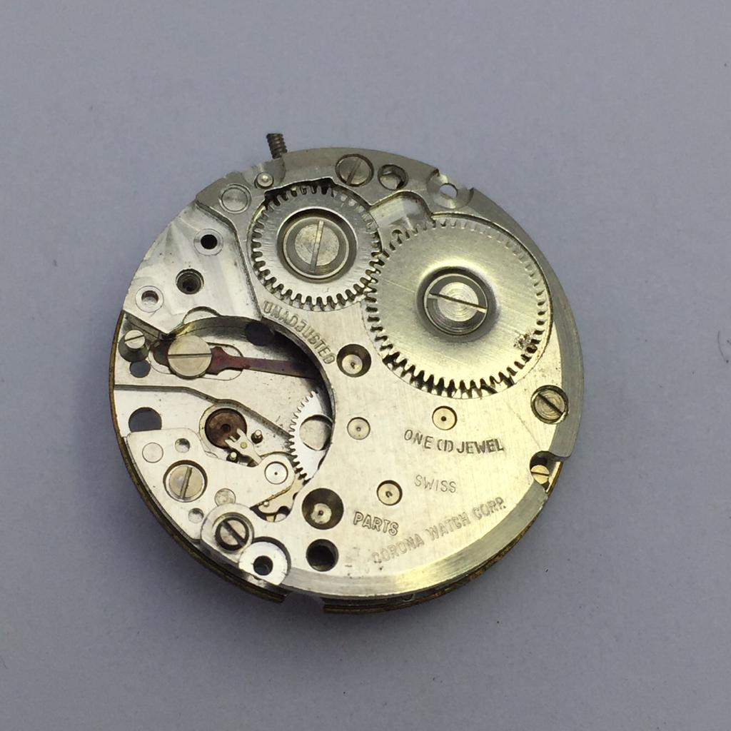 Corona E-65 Manual Winding Not Working Watch Movement For Parts ARS168RM1