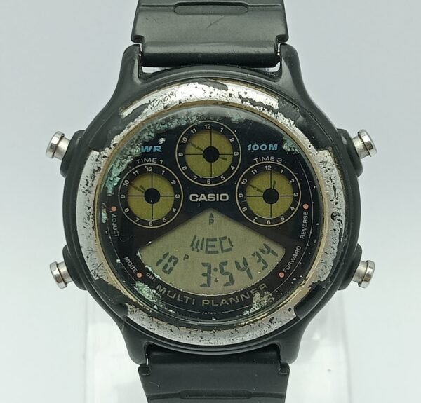 Casio WR Multi Planner BGP-20 Quartz 931 Vintage Men's Watch