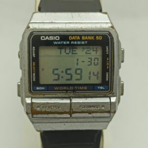 Casio Quartz 675 DB-520 Digital Data Bank Vintage Men’s Watch