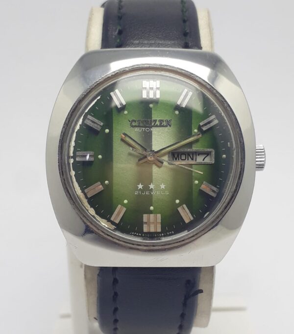 Citizen 71-6031 Automatic Day/Date Men's Vintage Wristwatch MAI13ALR4
