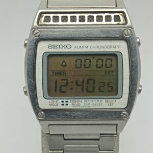 Seiko A359-5050 Quartz Alarm Chronograph Digital Vintage Men's Watch