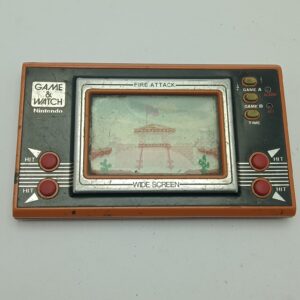 Nintendo ID-29 Fire Attack Quartz Vintage Handheld game For Parts